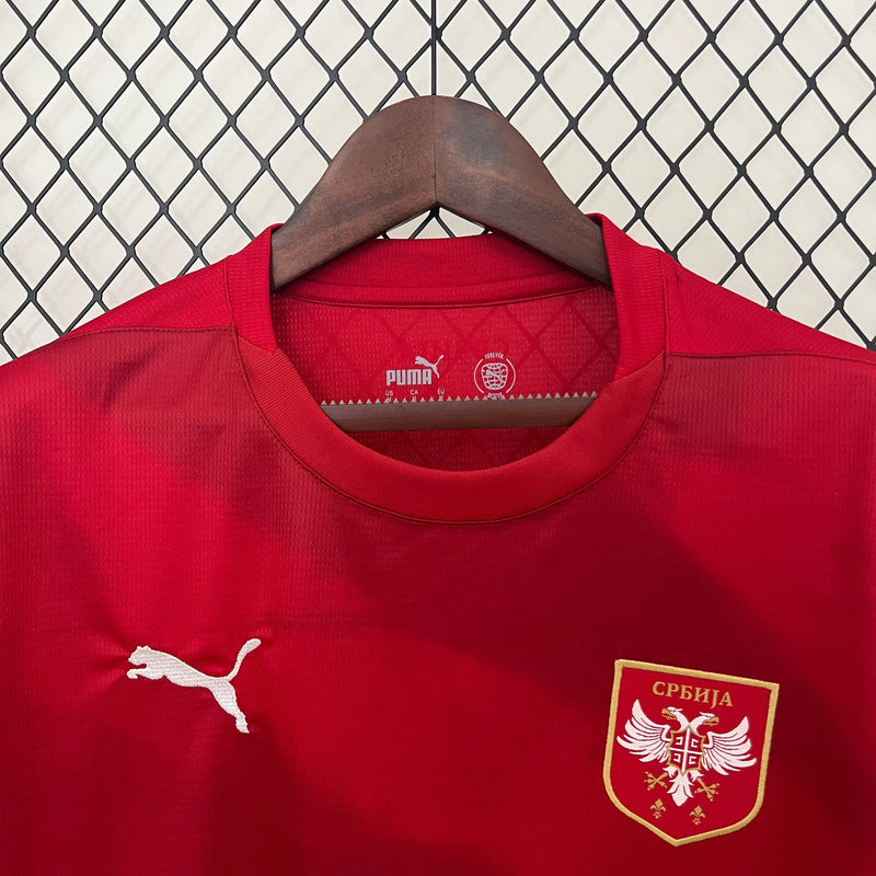 Camisa Seleção Servia Home 2024