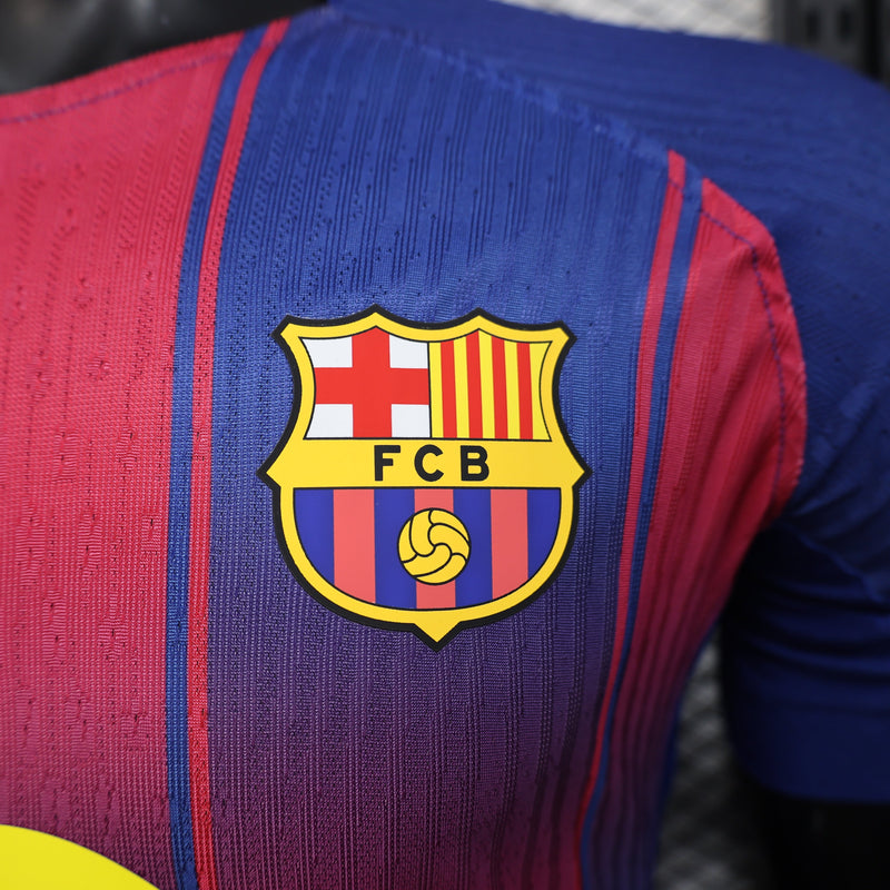 Camisa Versão Jogador Barcelona Home 25/26
