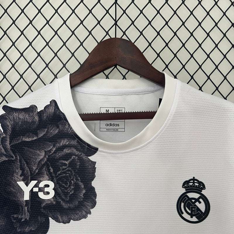 Camisa Real Madrid Y3 Versão Branca 24/25